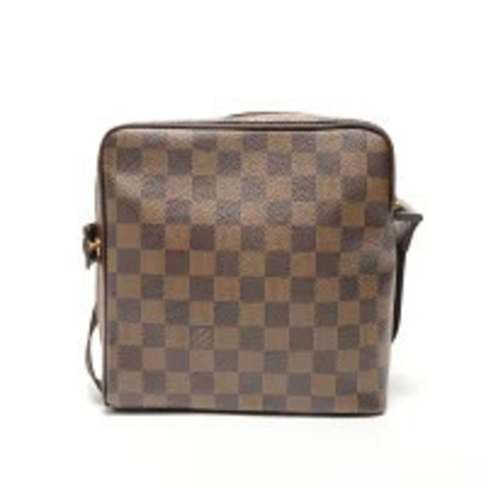 Louis Vuitton Damier Olaf Shoulder Bag Brown